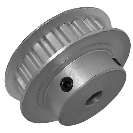 B&B Manufacturing 22XL025-6FA3, Timing Pulley, Aluminum, Clear Anodized,  22XL025-6FA3